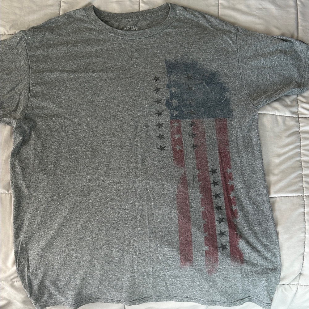 Men’s Apt 9 USA flag shirt